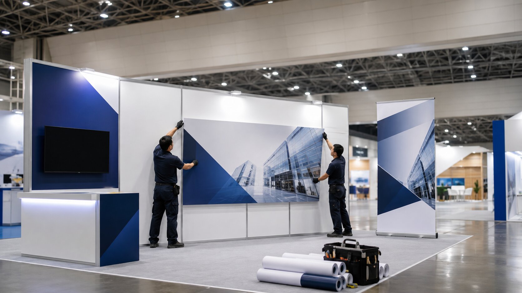 Booth Graphics, Installation & Removal at Japan's Exhibition Venues