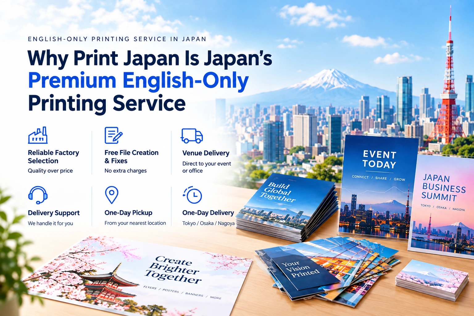 Why Print Japan Is Japan's Premium English-Only Printing Service