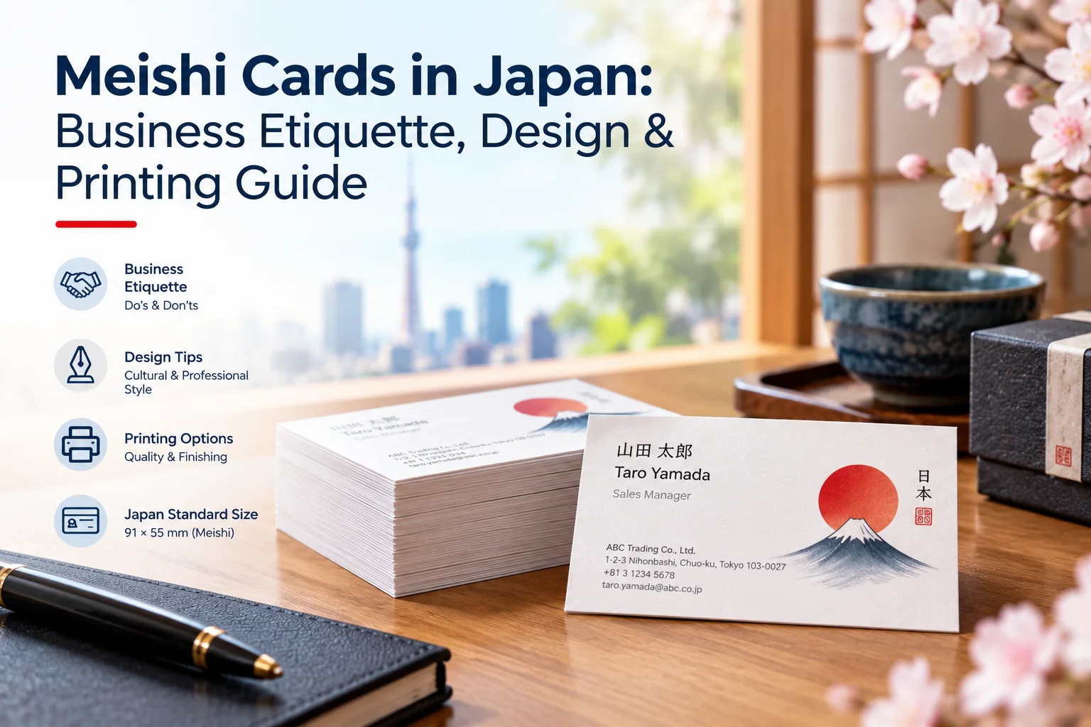 Meishi Cards in Japan Etiquette and Design Guide