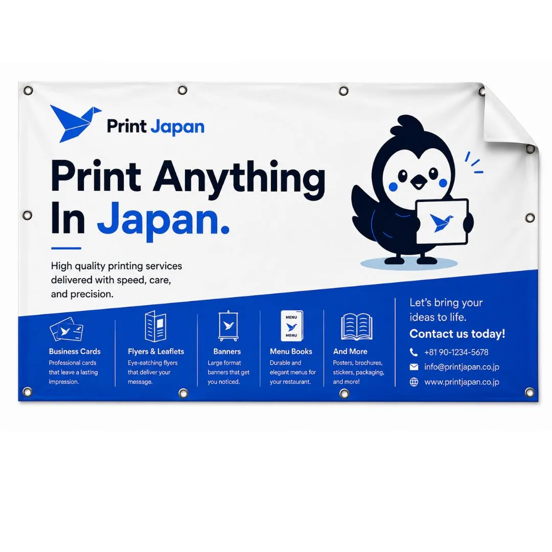 Flex Banners printed in Japan