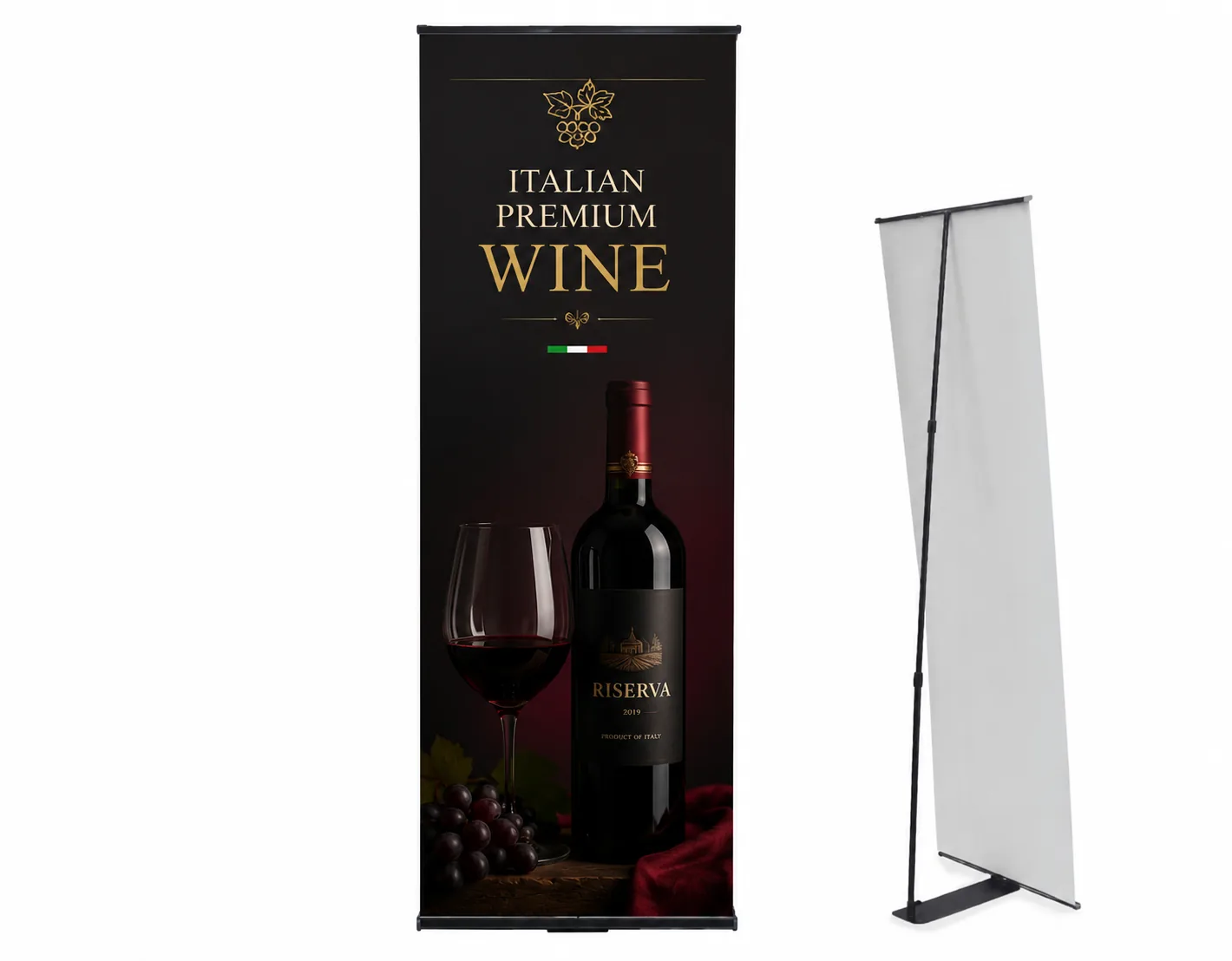 I Banner Stands printed in Japan