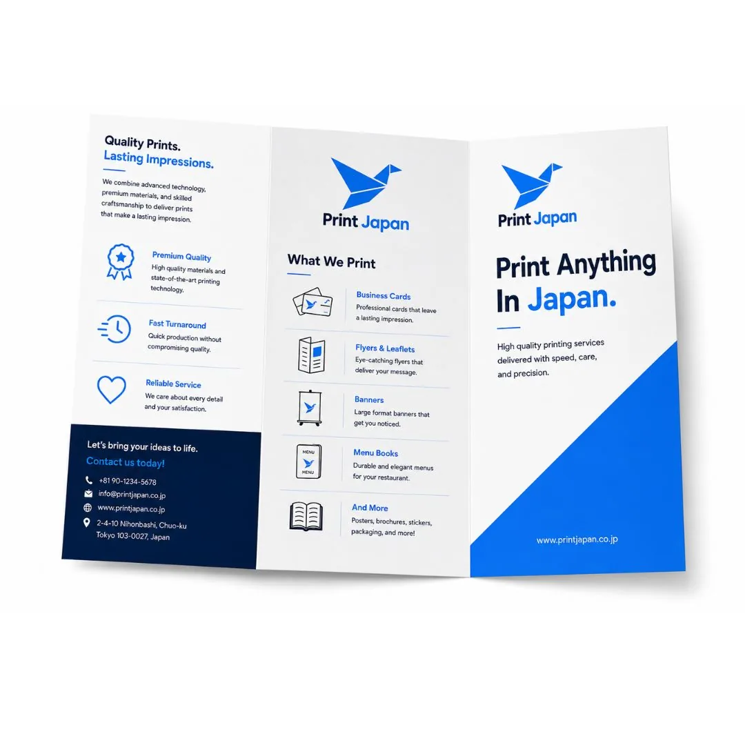 Tri-fold Leaflets